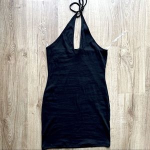 Wild Fable Halter Top Womens Little Black Dress Size Large